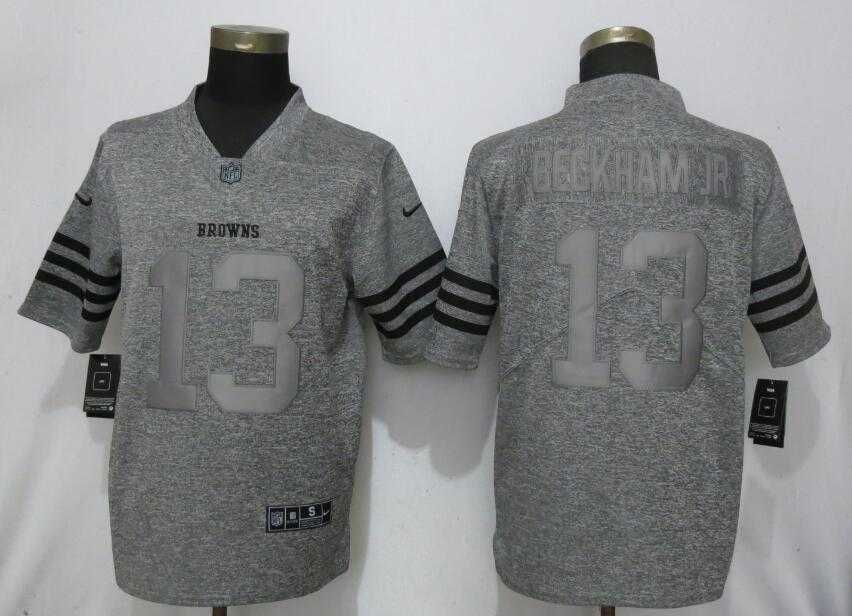 Nike Browns 13 Beckham Jr Gray Gridiron Gray Vapor Untouchable Limited Jersey,We sell and wholesale Nike Browns 13 Beckham Jr Gray Gridiron Gray Vapor Untouchable Limited Jersey on line form chian!